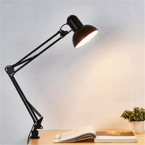 Led Bulb Lamps Flexible Table Lamp Swing Arm Clamp Mount Lamp Office Studio Home Table Desk Light